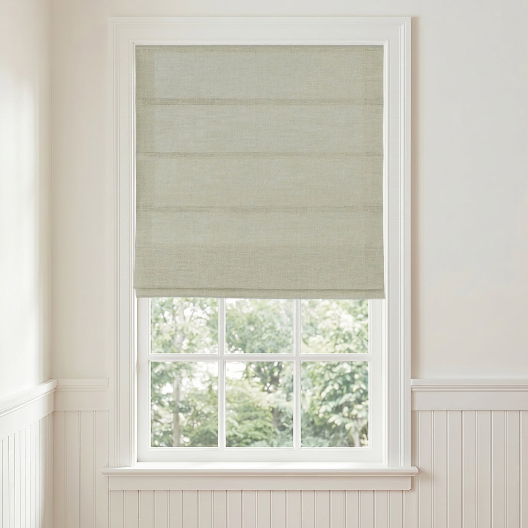 Lia Linen Roman Shade Cordless