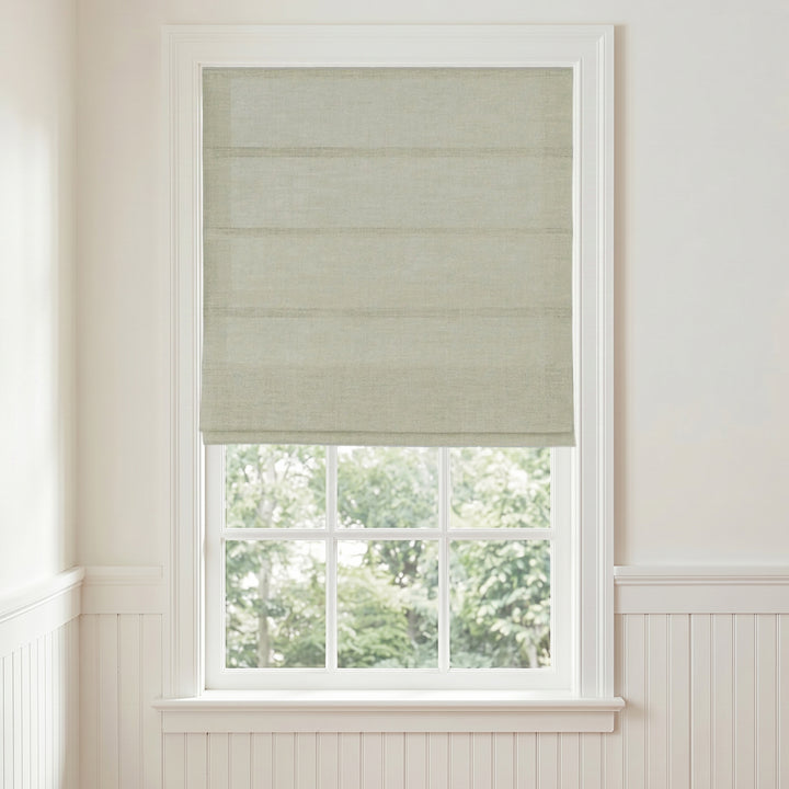 Lia Linen Roman Shade Cordless