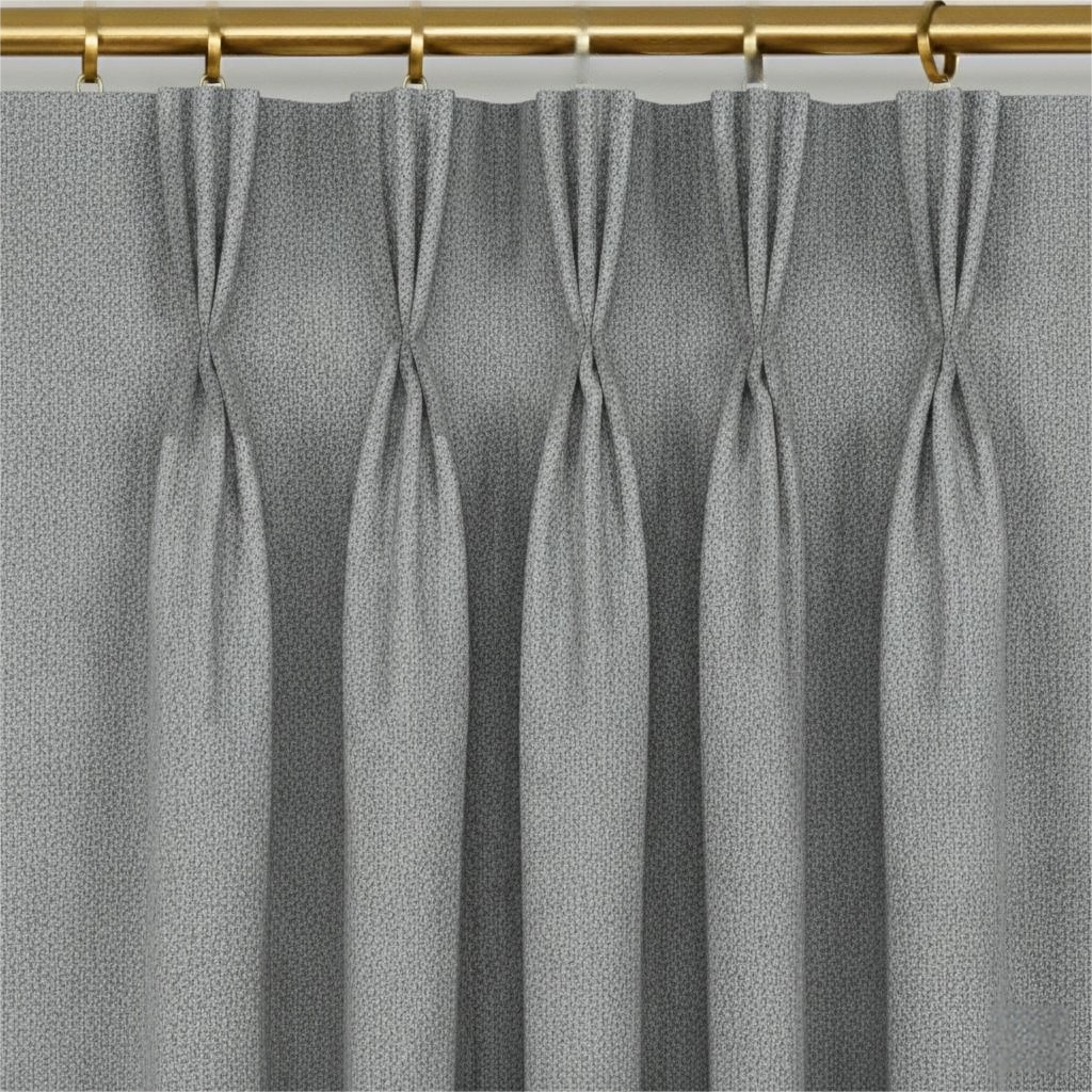 Noether Pure Wool Curtain Pleated