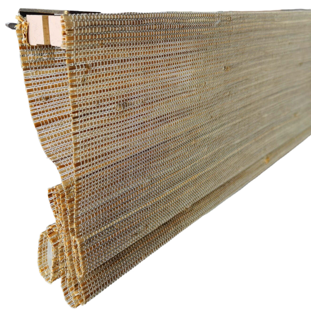Natural Jute Bamboo Woven Shaded - Bark