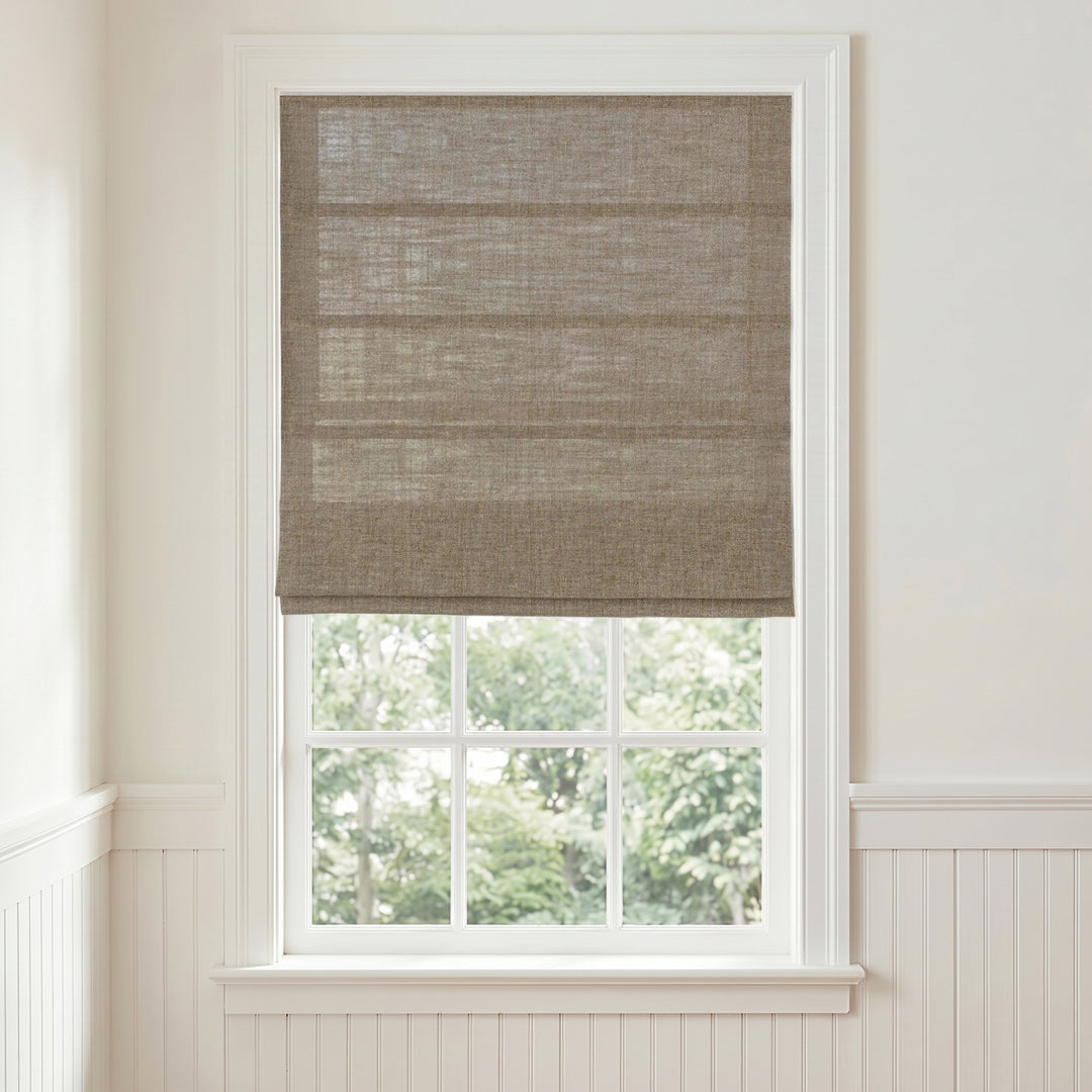 Lia Linen Roman Shade Cordless