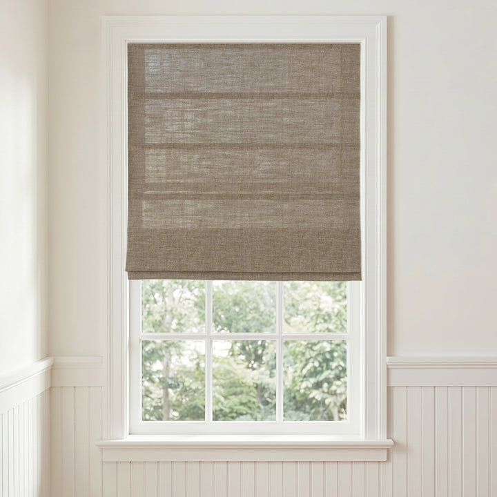 Lia Linen Roman Shade Cordless