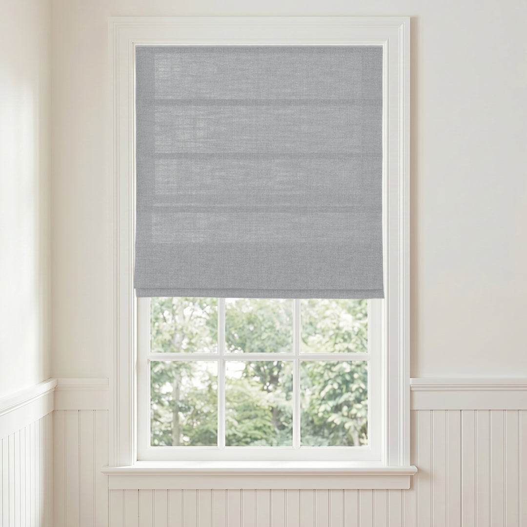 Lia Linen Roman Shade Cordless