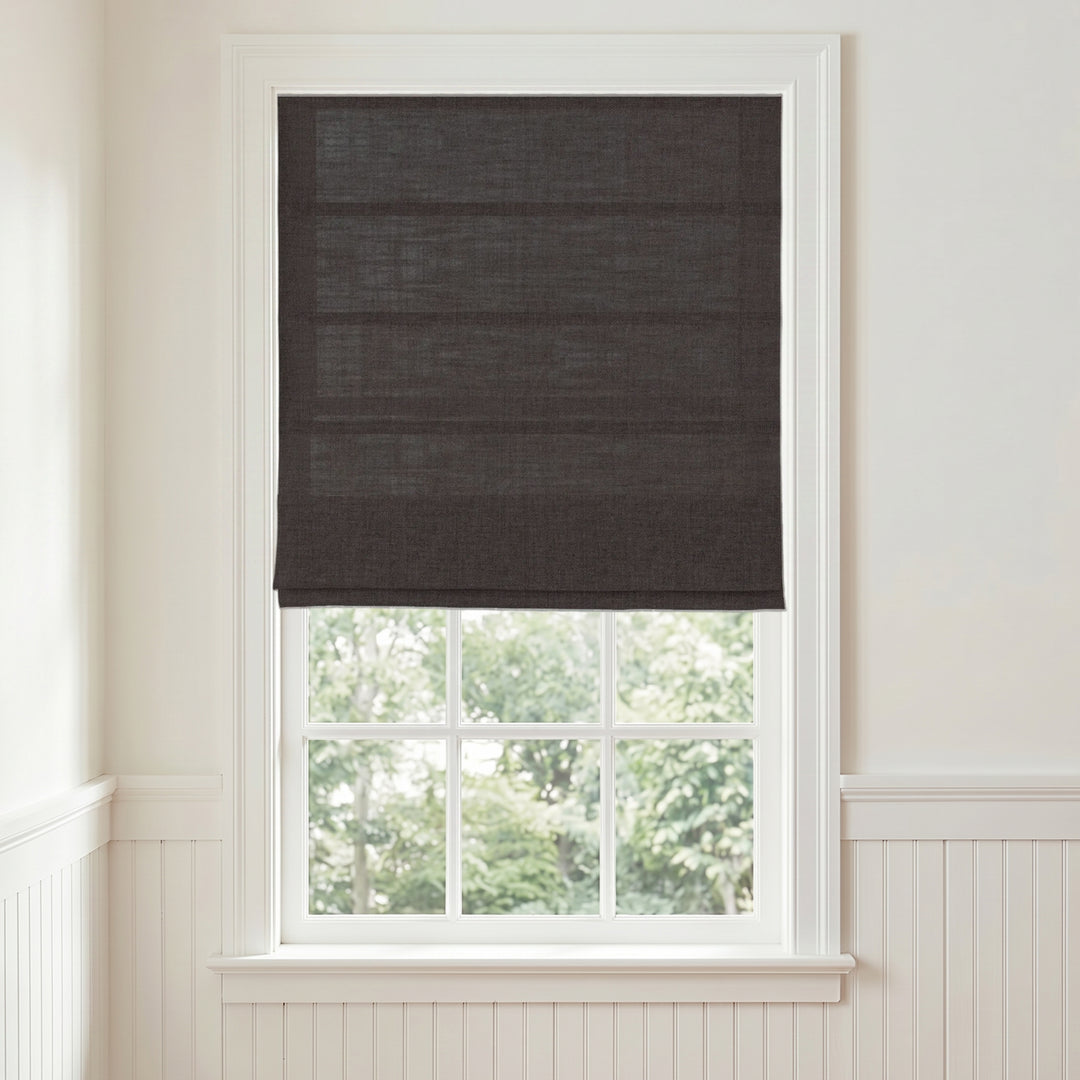 Lia Linen Roman Shade Cordless