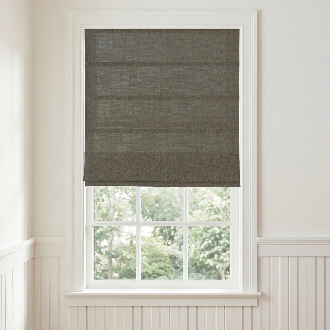 Lia Linen Roman Shade Cordless