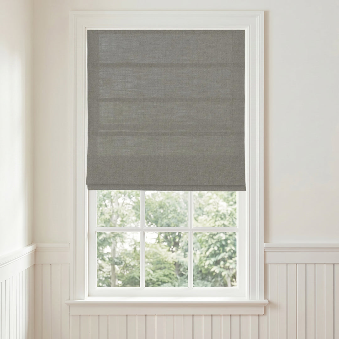 Lia Linen Roman Shade Cordless