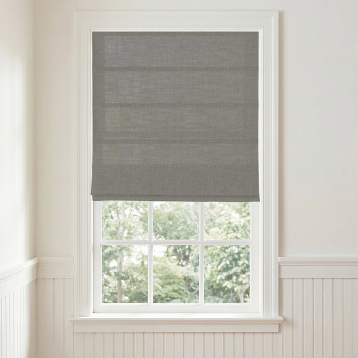 Lia Linen Roman Shade Cordless