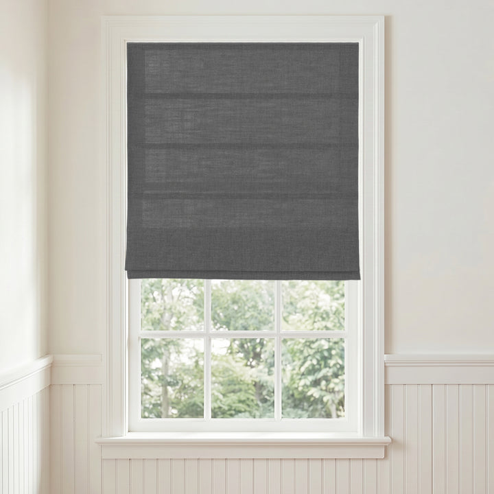 Lia Linen Roman Shade Cordless
