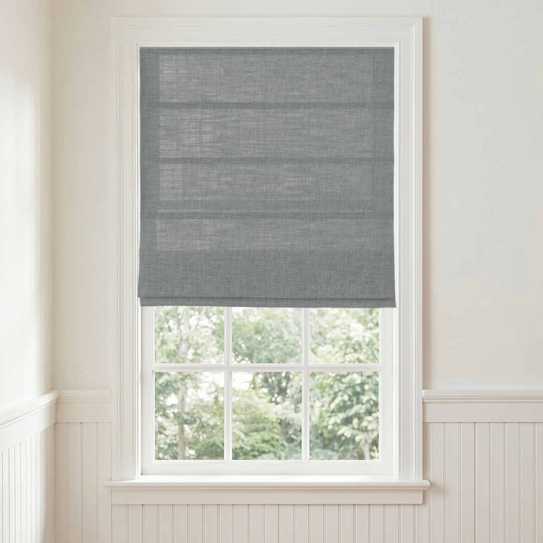 Lia Linen Roman Shade Cordless