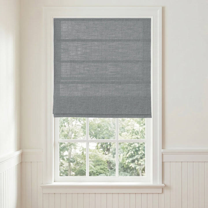 Lia Linen Roman Shade Cordless