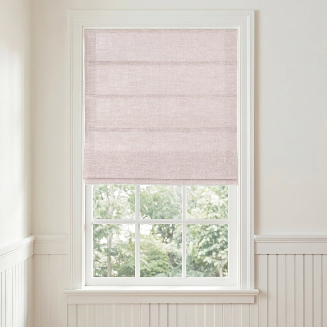 Lia Linen Roman Shade Cordless