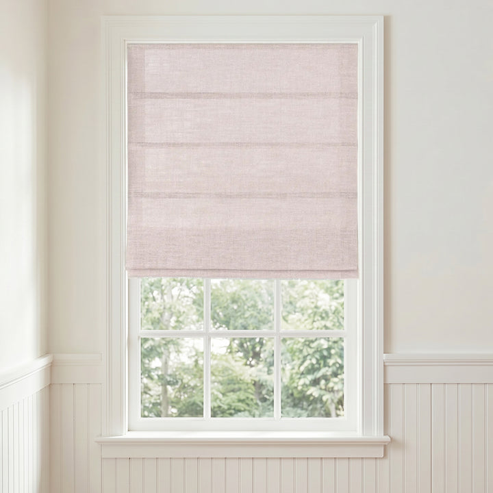 Lia Linen Roman Shade Cordless