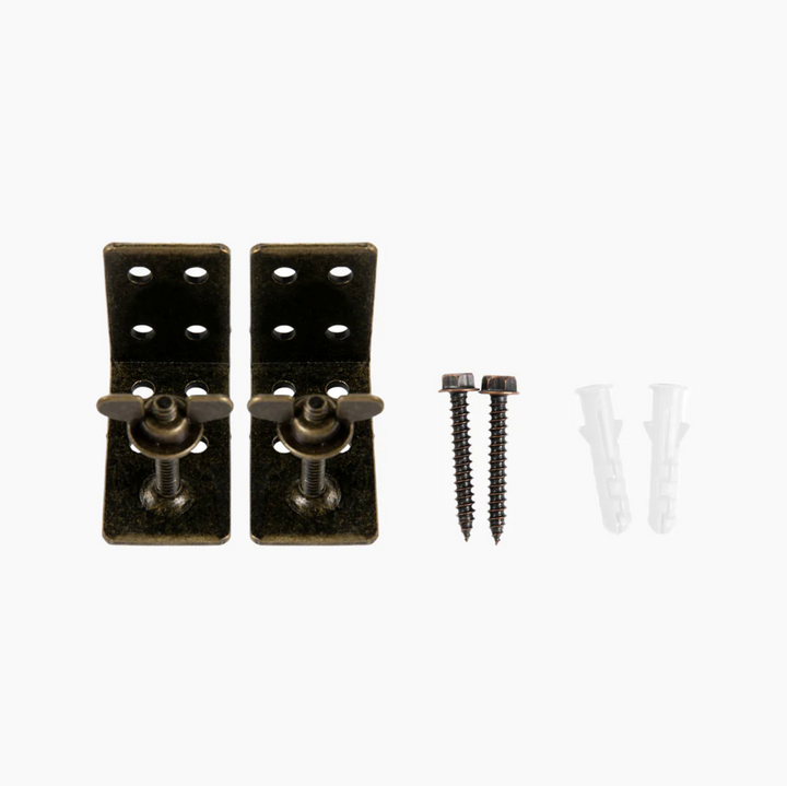 Bamboo Shade & Roman Shade Bracket Sets (Pack of 2)