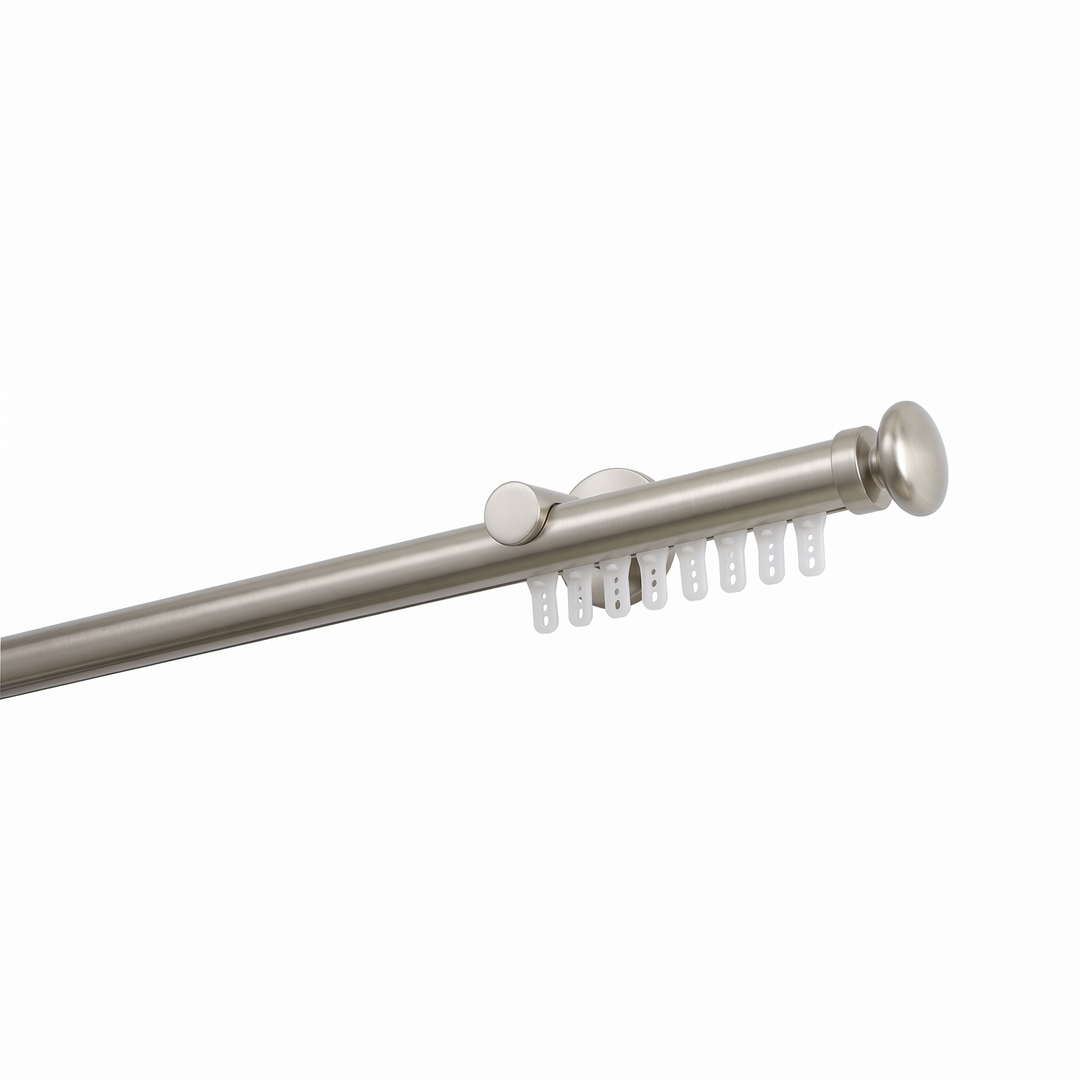 Dura Single Decorative Traverse Curtain Rod