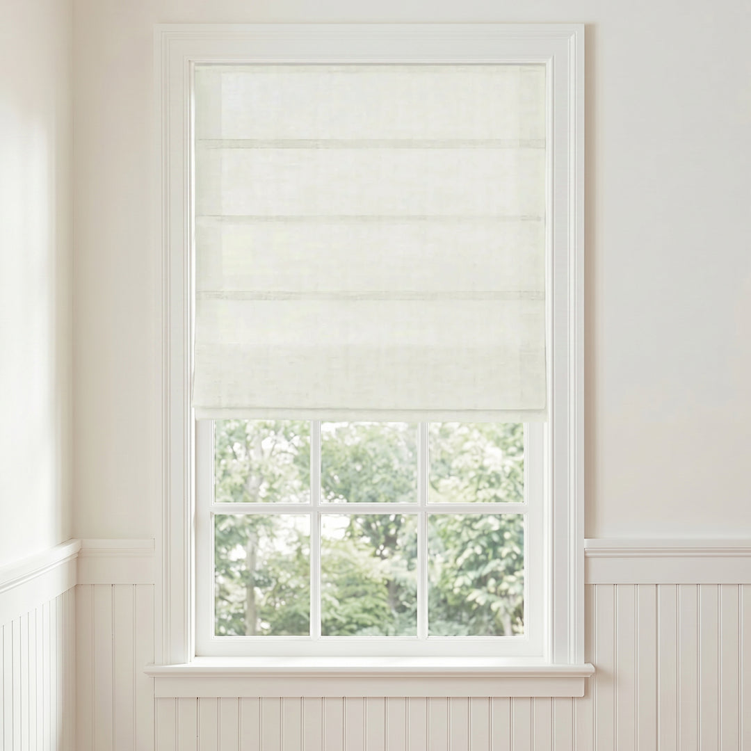 Lia Linen Roman Shade Cordless