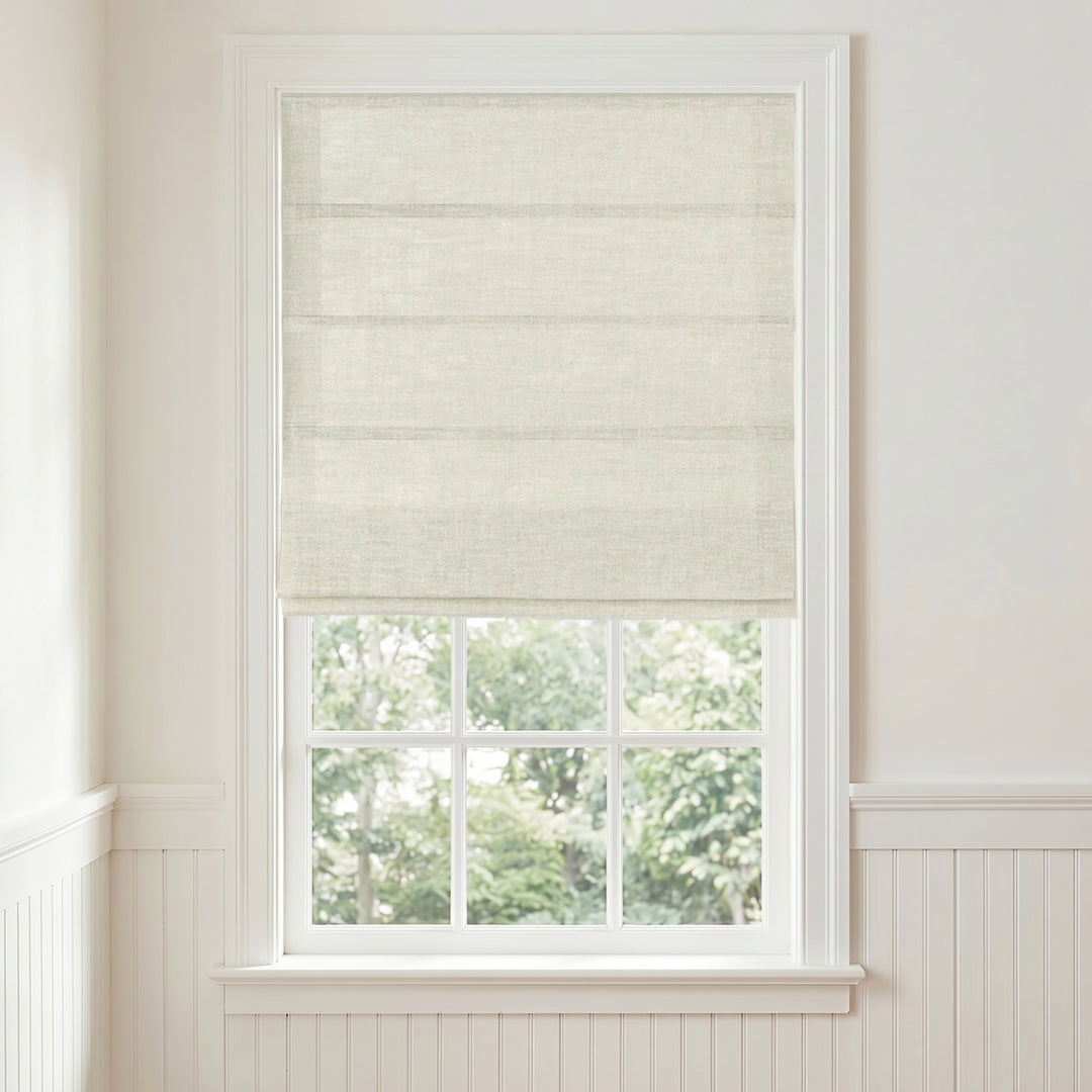 Lia Linen Roman Shade Cordless