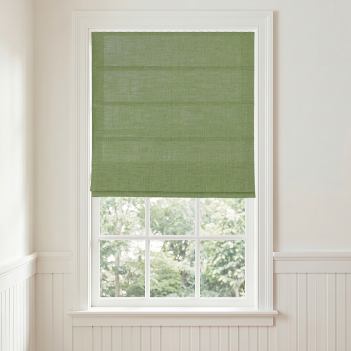 Lia Linen Roman Shade Cordless