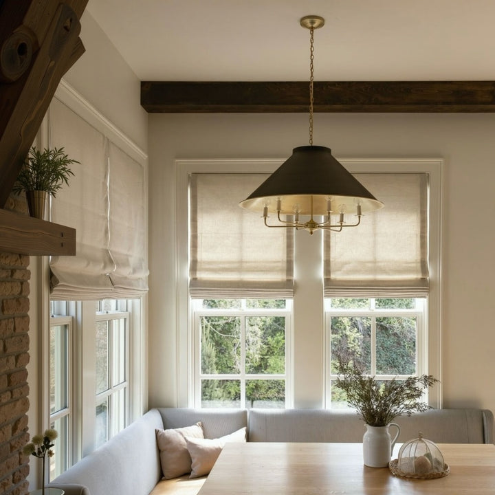 Lia Linen Roman Shade Cordless