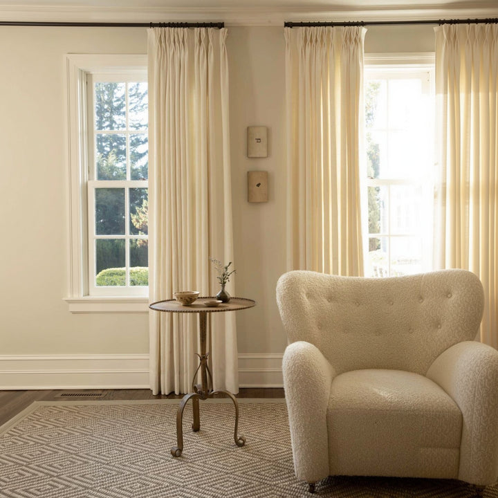 Lia Linen Drape Pleated