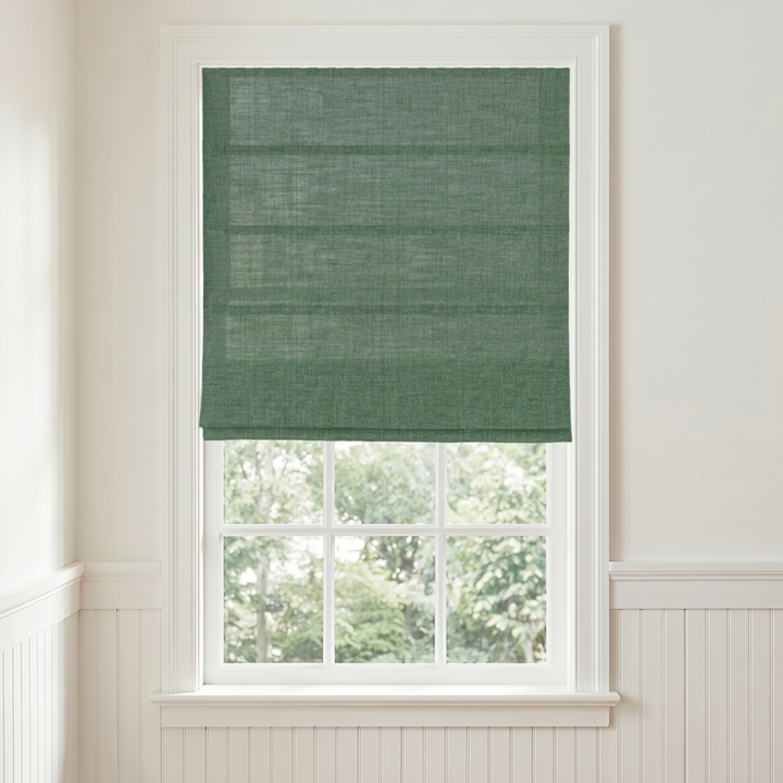 Lia Linen Roman Shade Cordless
