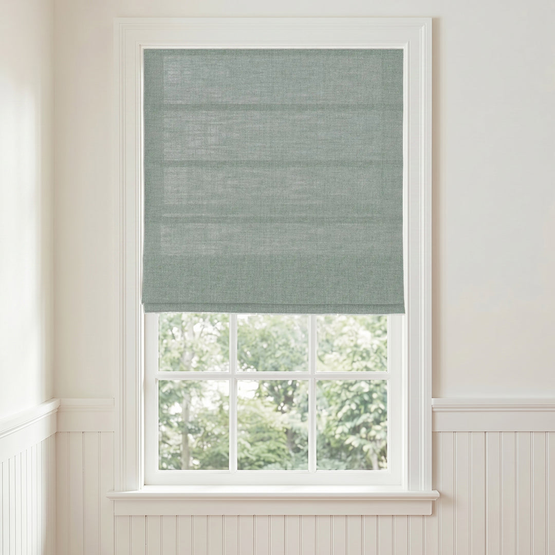 Lia Linen Roman Shade Cordless