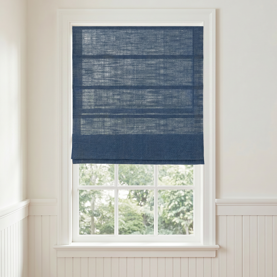 Lia Linen Roman Shade Cordless