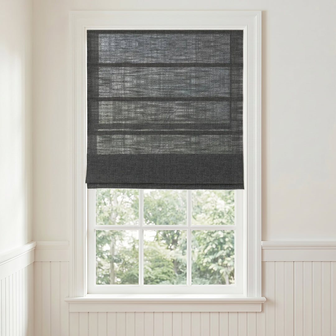 Lia Linen Roman Shade Cordless