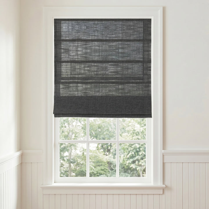 Lia Linen Roman Shade Cordless