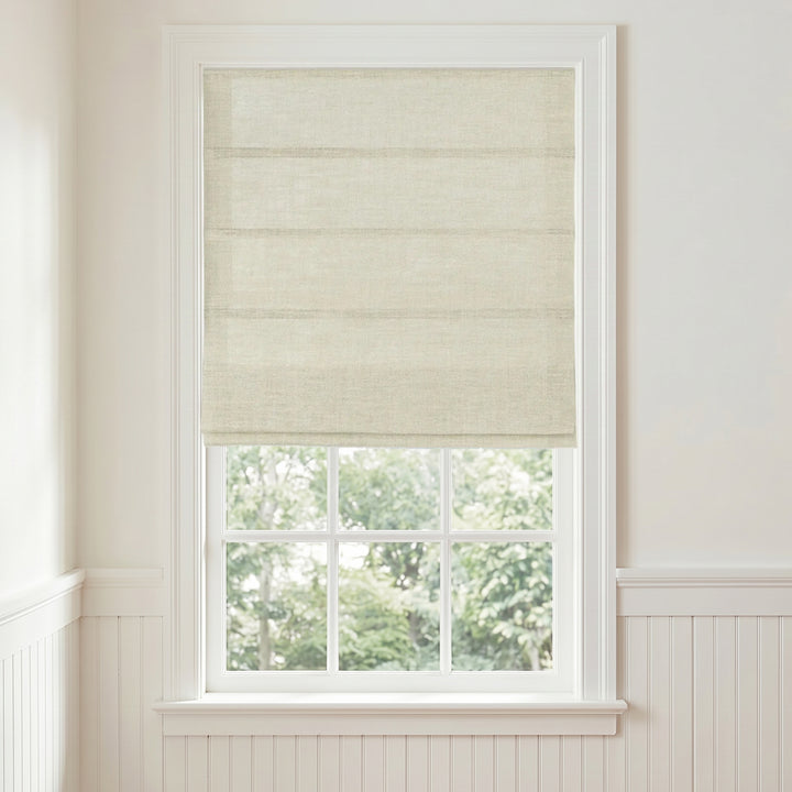 Lia Linen Roman Shade Cordless