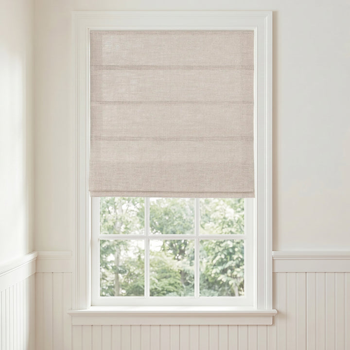 Lia Linen Roman Shade Cordless