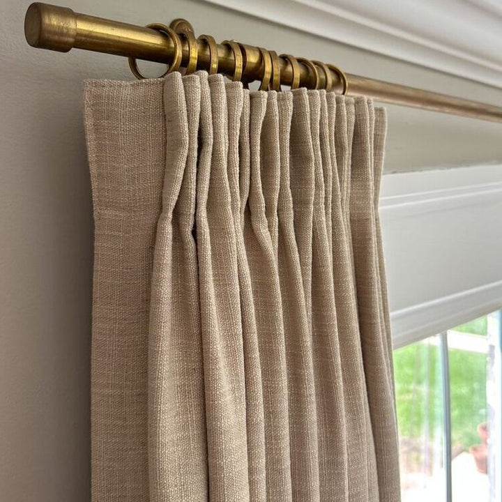 Selene Linen Drape Pleated