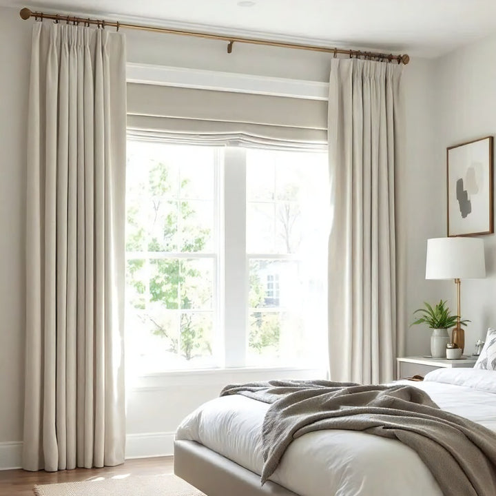 Selene Linen Drape Pleated