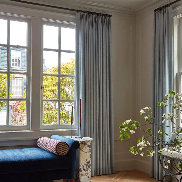 Selene Linen Drape Pleated