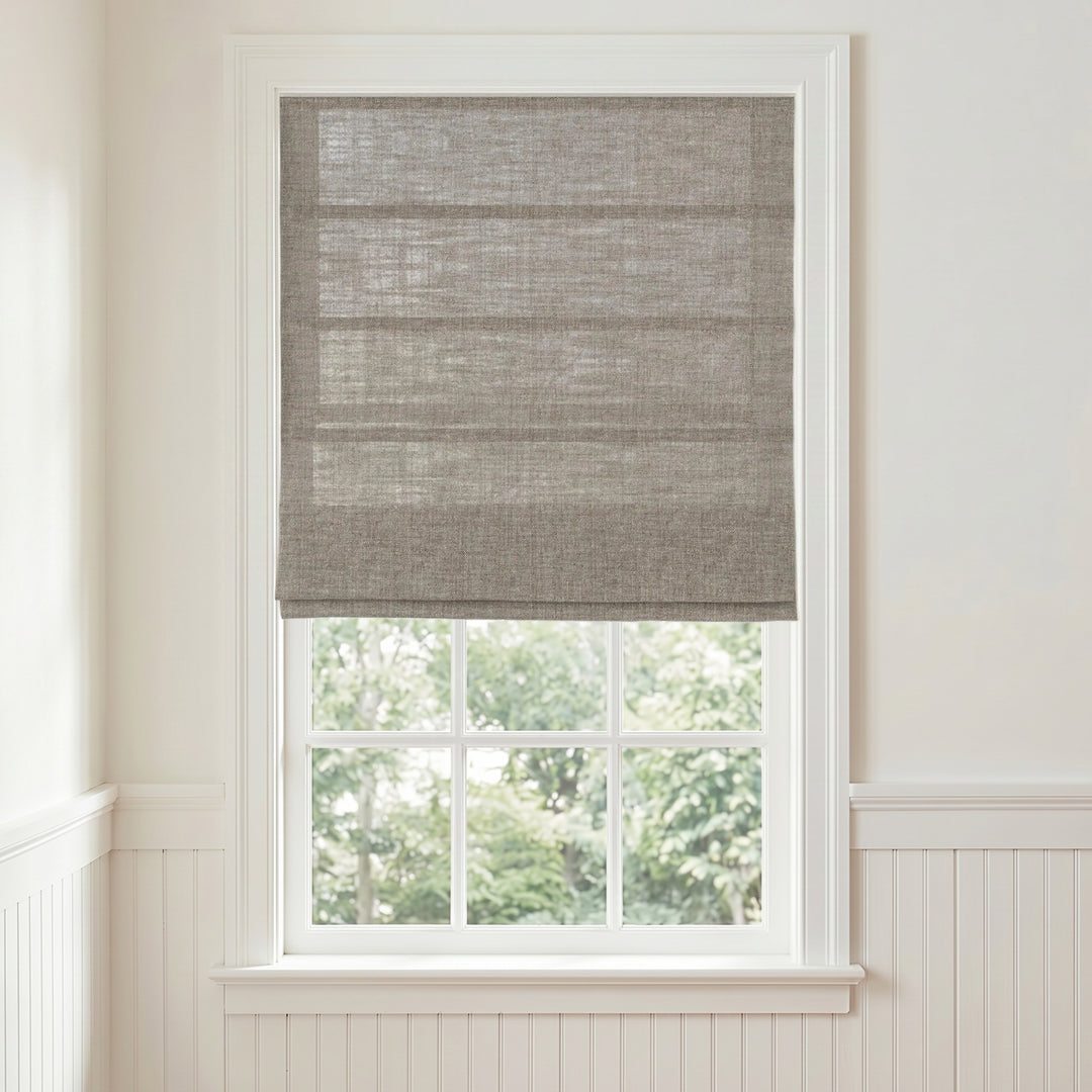 Lia Linen Roman Shade Cordless