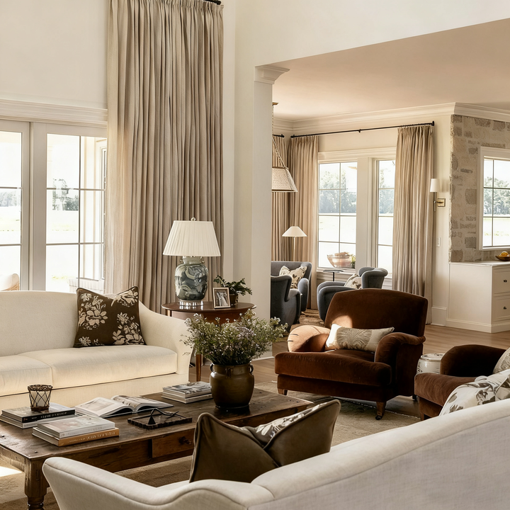 Lia Linen Drape Pleated