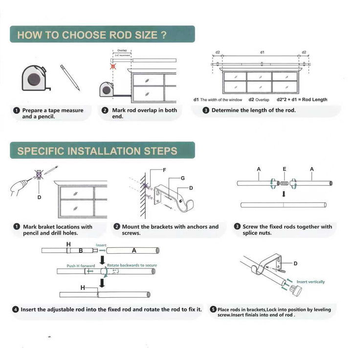 Curtain Rods with End Caps 1 Inch Gold Curtain Rod