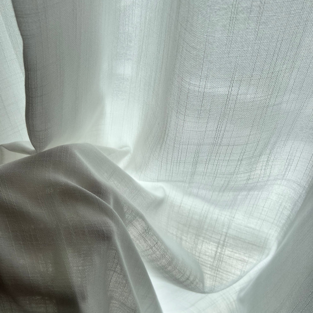 Flora Lightweight Sheer Curtain Pleated