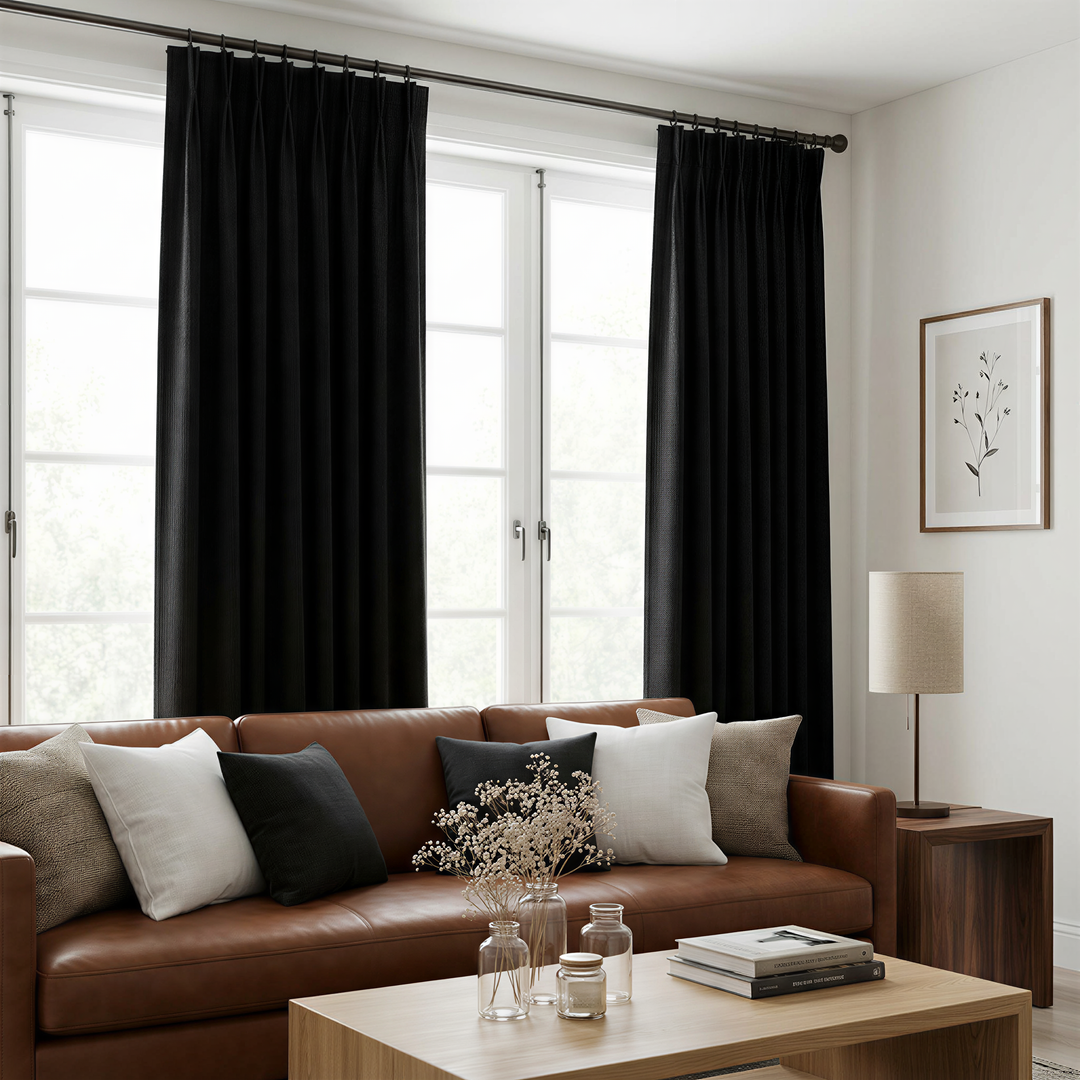 Lia Linen Drape Pleated