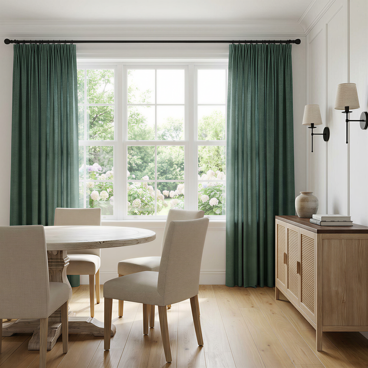 Lia Linen Drape Pleated