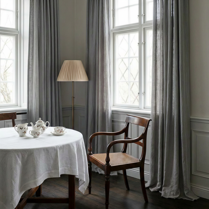 Lia Linen Drape Pleated