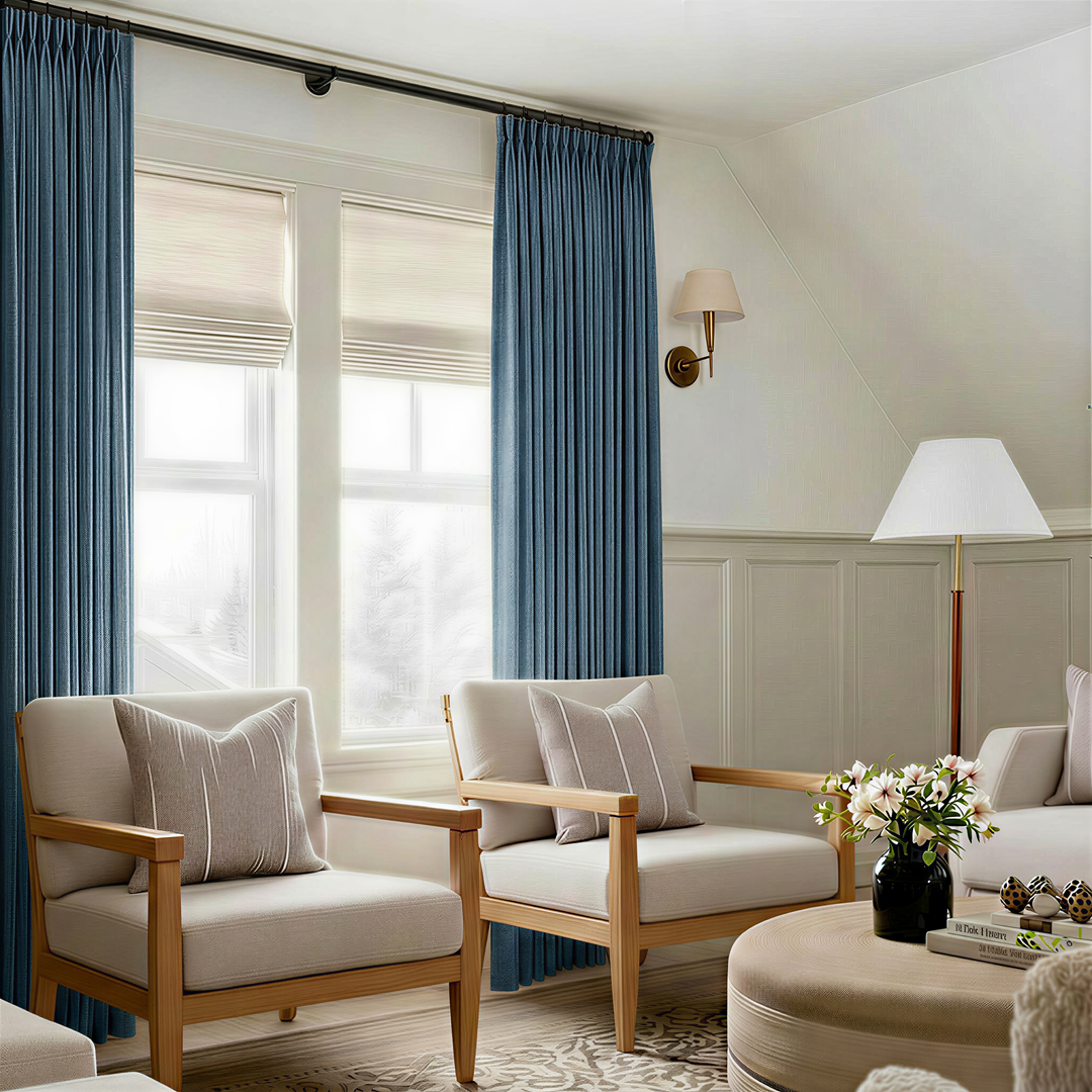 Lia Linen Drape Pleated