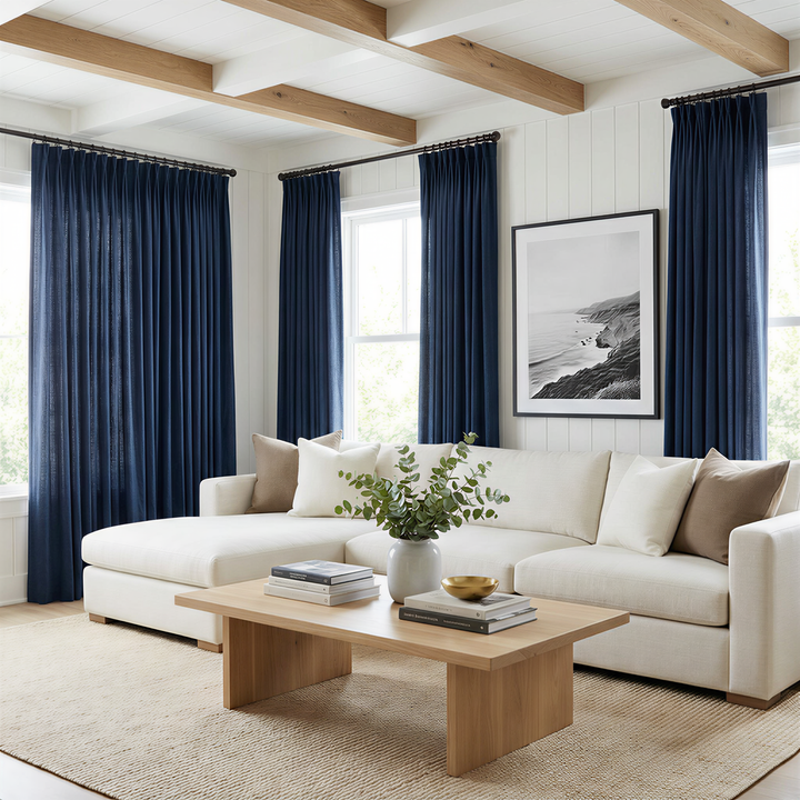 Lia Linen Drape Pleated