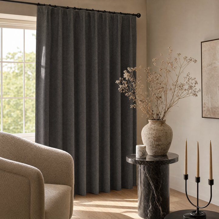 Lia Linen Drape Pleated