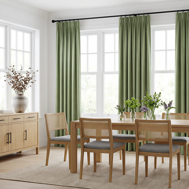 Lia Linen Drape Pleated