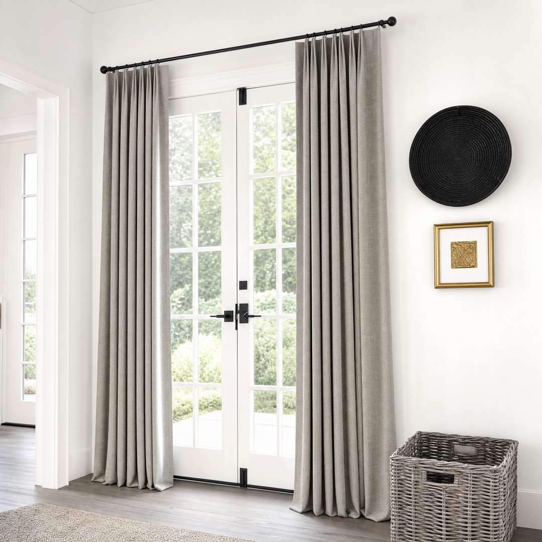 Lia Linen Drape Pleated