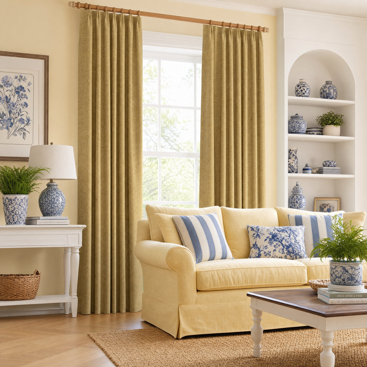 Lia Linen Drape Pleated