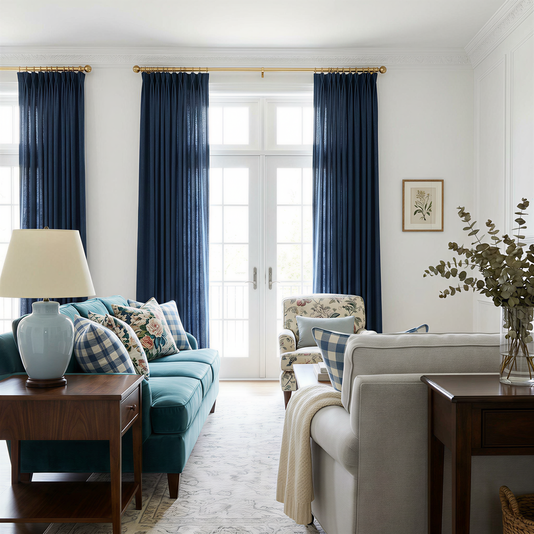 Lia Linen Drape Pleated