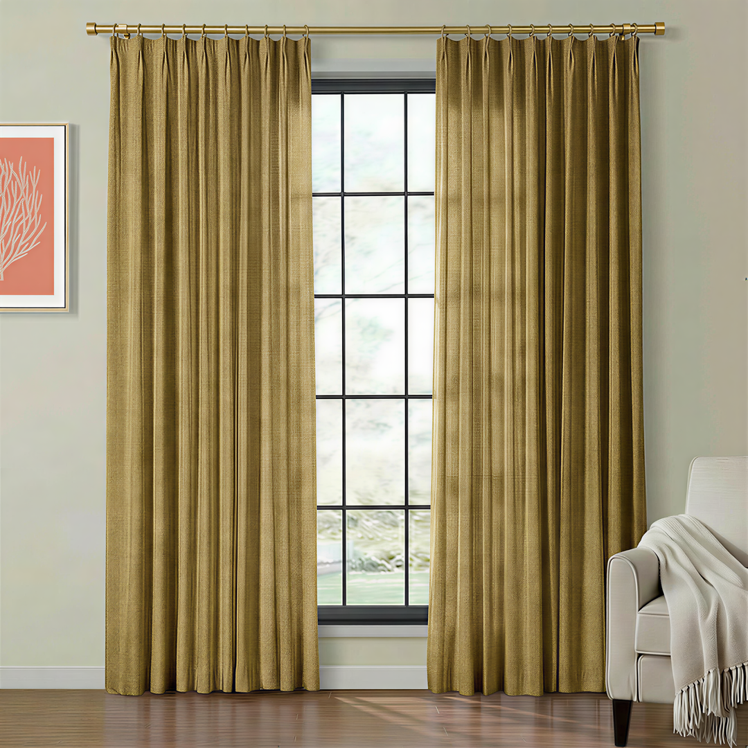 Lia Linen Drape Pleated