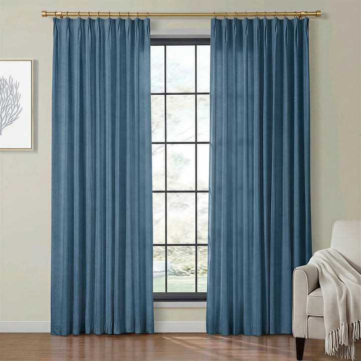 Lia Linen Drape Pleated