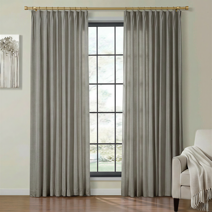Lia Linen Drape Pleated